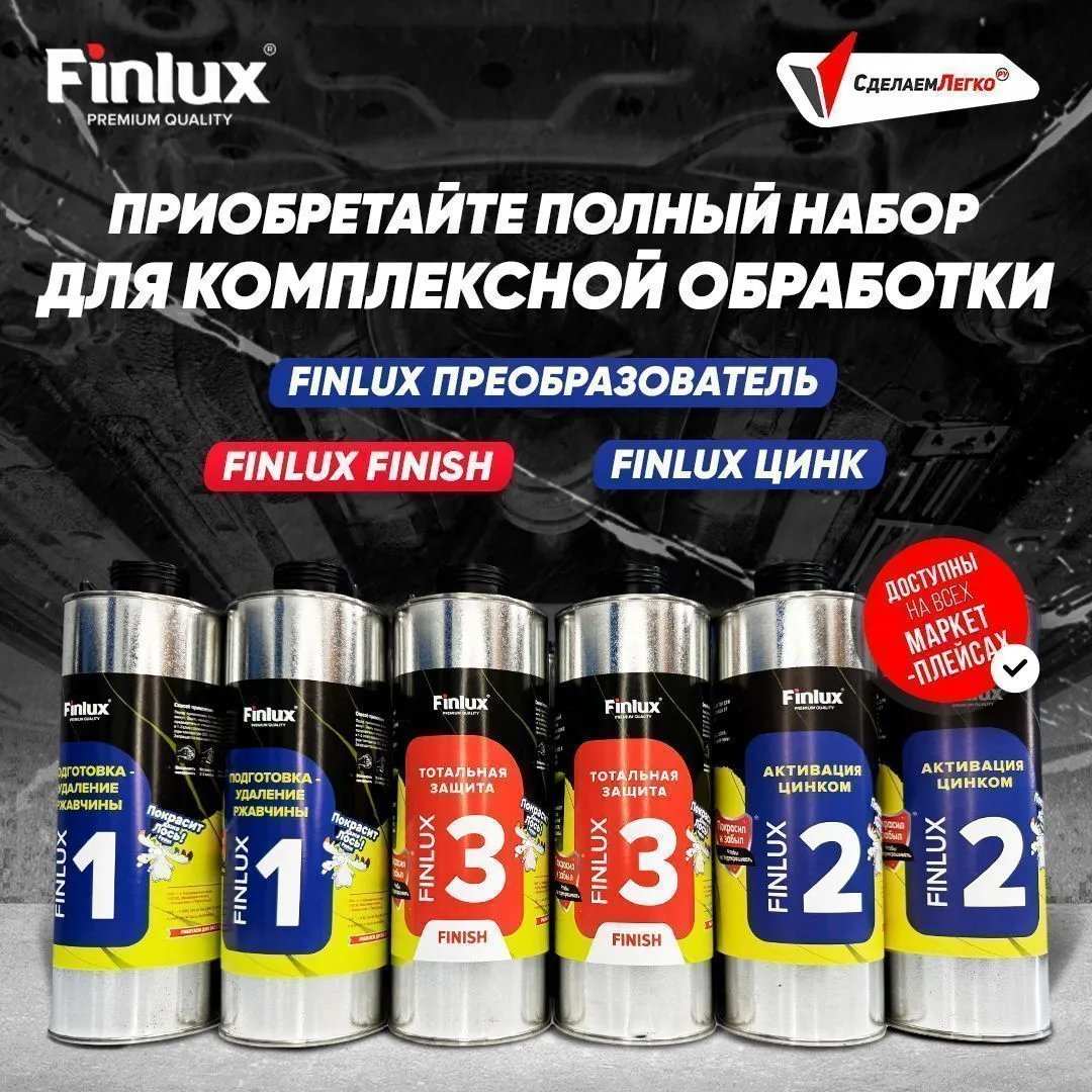 Антикор для автомобиля Finlux F-355 - Подготовка