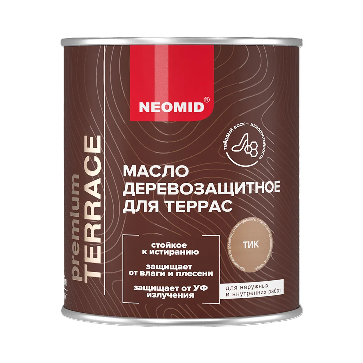 МАСЛО ДЛЯ ТЕРРАС "TERRACE" ТИК 0,75 Л (1/12) "NEOMID"
