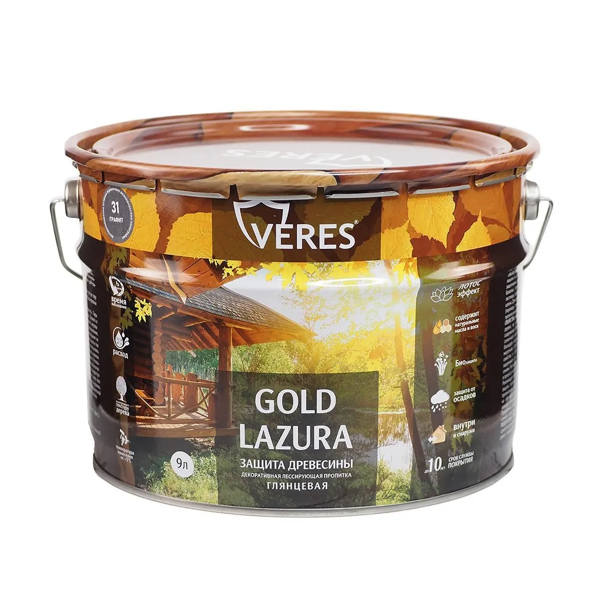ВЕРЕС GOLD №31 ГРАФИТ 9 Л (1) "VERES" VG-30