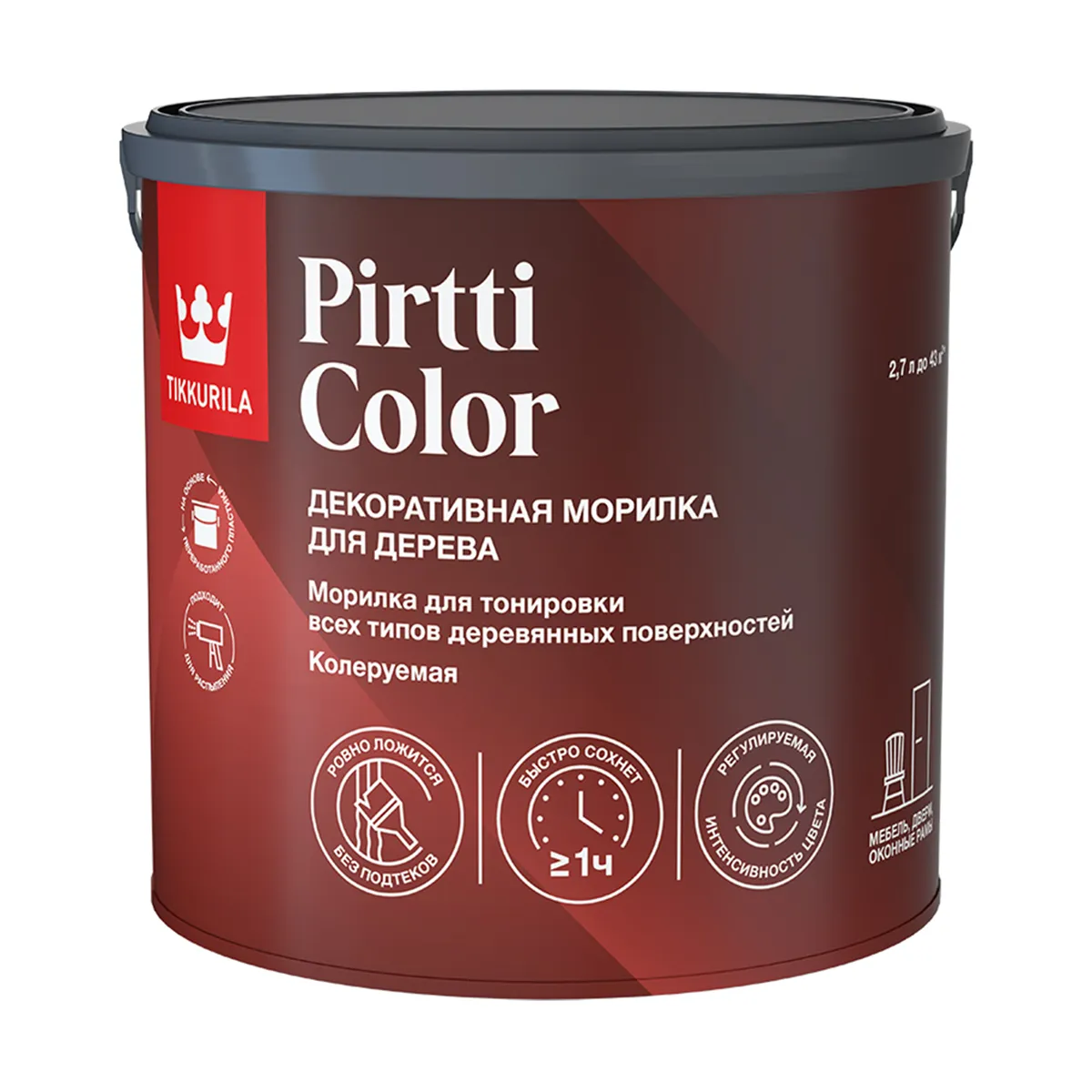 МОРИЛКА "PIRTTI COLOR" EP 2,7 Л (1) "ТИККУРИЛА"