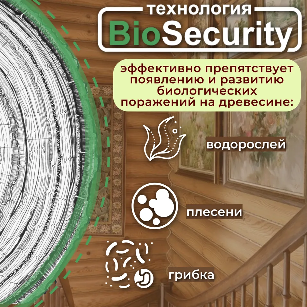 Биодрев PROFI «START 2в1» (грунт-пропитка с защитой от плесени и грибка)