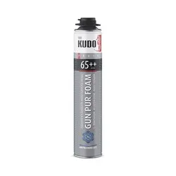ПЕНА МОНТАЖНАЯ "KUDO PROFF 65++" ПРОФИ 1000 МЛ/980 Г ЗИМНЯЯ (ARKTIKA NORD -23°C) (1/12)