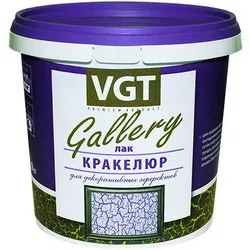 ЛАК ДЛЯ ДЕКОР. ПОКРЫТИЙ "КРАКЕЛЮР" 0,2 КГ (6) "VGT GALLERY"
