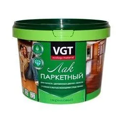 ЛАК АКРИЛОВЫЙ ПАРКЕТНЫЙ МАТОВ.  0,9 КГ (1/6)  "ВГТ"