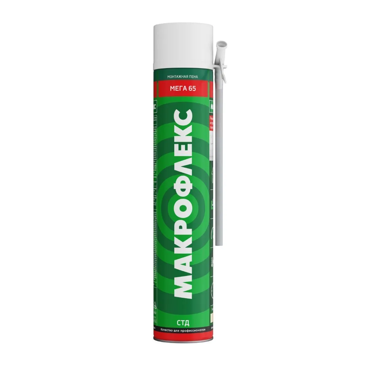 ПЕНА МОНТАЖНАЯ "МАКРОФЛЕКС МЕГА 65" 850 МЛ (1/12)
