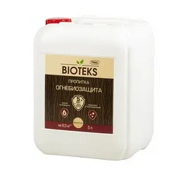 ОГНЕБИОЗАЩИТНЫЙ СОСТАВ 2 ГРУППА "BIOTEKS" БЕСЦВЕТНЫЙ  5 Л (1) ТЕКС