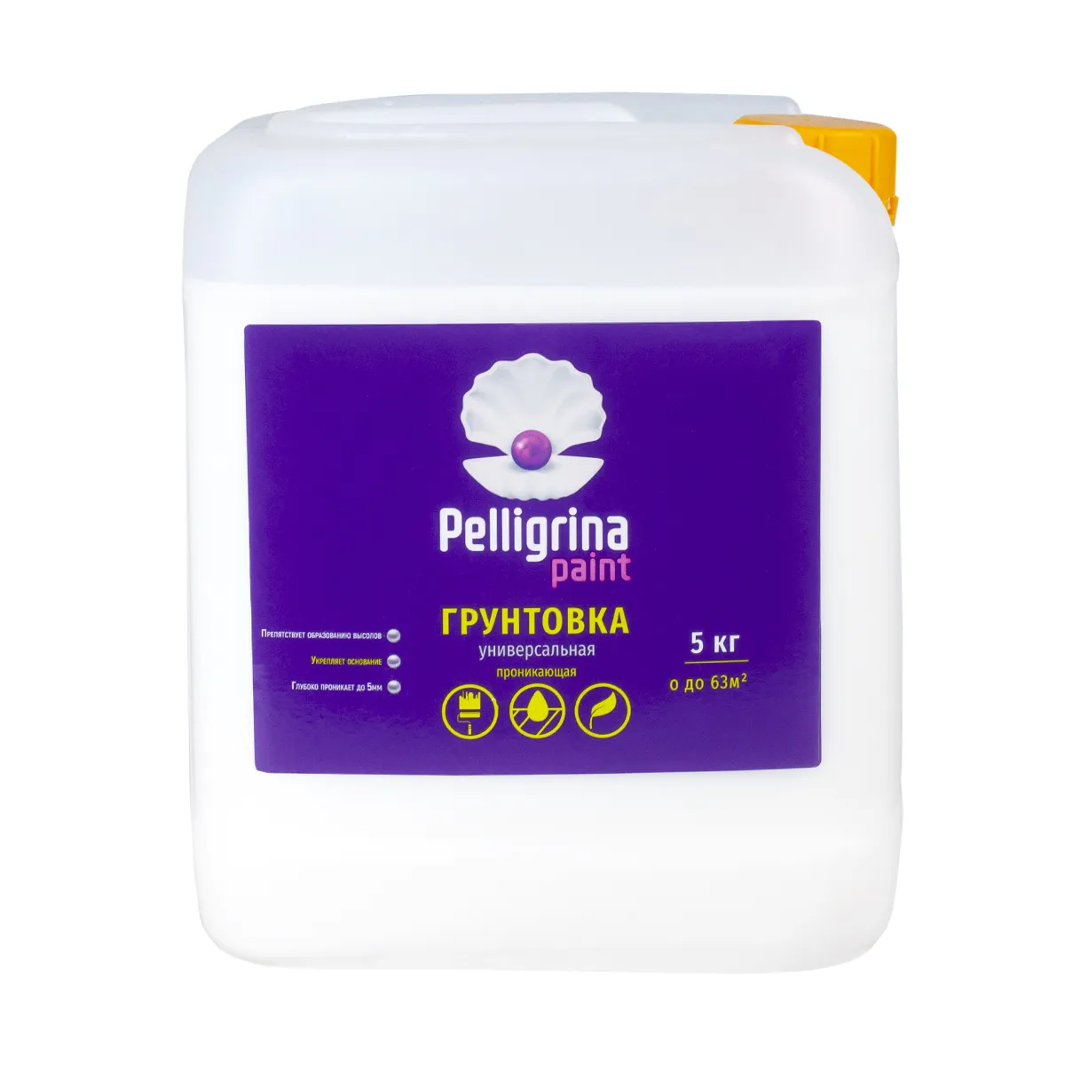 ГРУНТОВКА ПРОНИК. УНИВЕРС.  5 КГ (1) "PELLIGRINA PAINT"