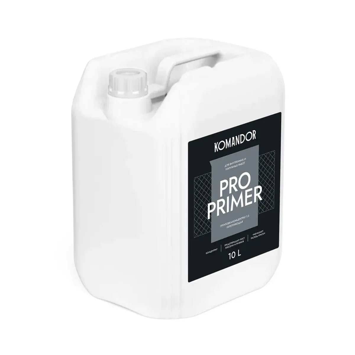 ГРУНТОВКА-КОНЦЕНТРАТ "PRO PRIMER" УНИВЕРС. 10 Л (1) "KOMANDOR"