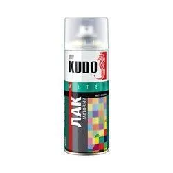 ЛАК АЭРОЗОЛЬ АКРИЛОВЫЙ ГЛЯНЦЕВЫЙ 520 МЛ (1/12) "KUDO" KU-9002