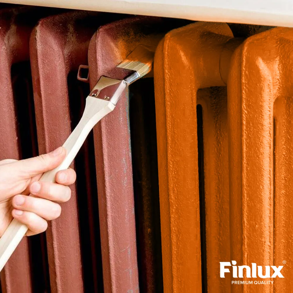 TermoStop Термостойкая эмаль без дымления Finlux F-1200 (Ral 1015, 0,25 кг, 400С)