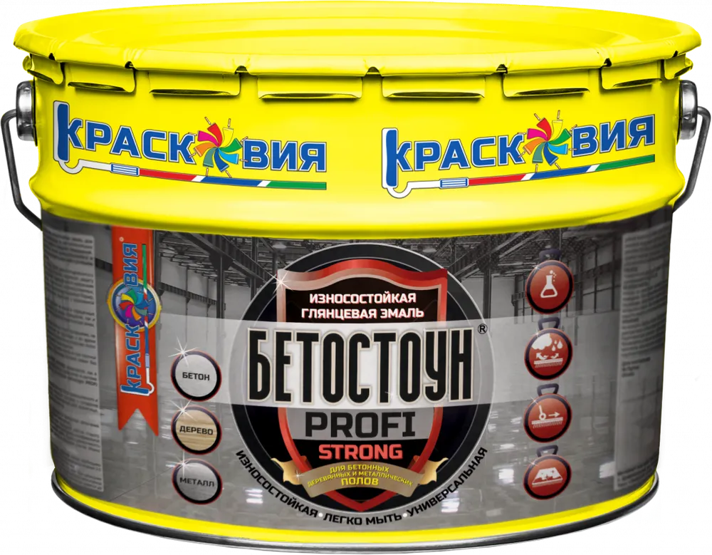 Бетостоун PROFI «STRONG» (эмаль для бетонных, деревянных и металлических полов)
