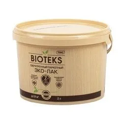 ЛАК "BIOTEKS" (ЛАК "ПРОФИ") ПАРКЕТНЫЙ ВОДНЫЙ  П/МАТОВ.  2 Л (1) ТЕКС