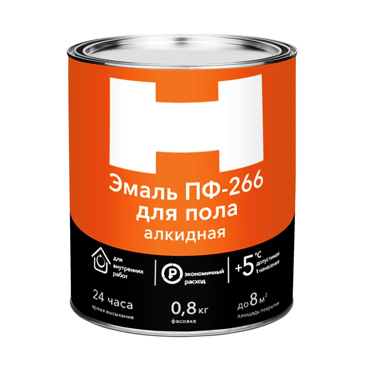 ЭМАЛЬ ПФ-266 "H" ЗОЛОТИСТО-КОРИЧНЕВАЯ 0,8 КГ (1/14) 212108