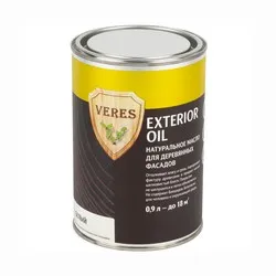 ВЕРЕС МАСЛО ДЛЯ НАРУЖ. РАБОТ  "OIL EXTERIOR" №12 БЕЛЫЙ  0,9 Л (1/6) "VERES"