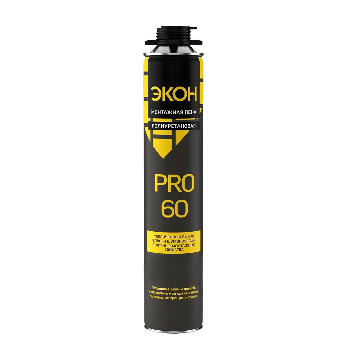 ПЕНА МОНТАЖНАЯ "ЭКОН 60 PRO" ПРОФИ 750 МЛ (1/12) ХЕНКЕЛЬ