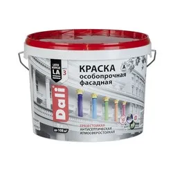 КРАСКА "DALI" ФАСАДНАЯ ОСОБОПРОЧНАЯ БАЗА С  9 Л (1) "РОГНЕДА"