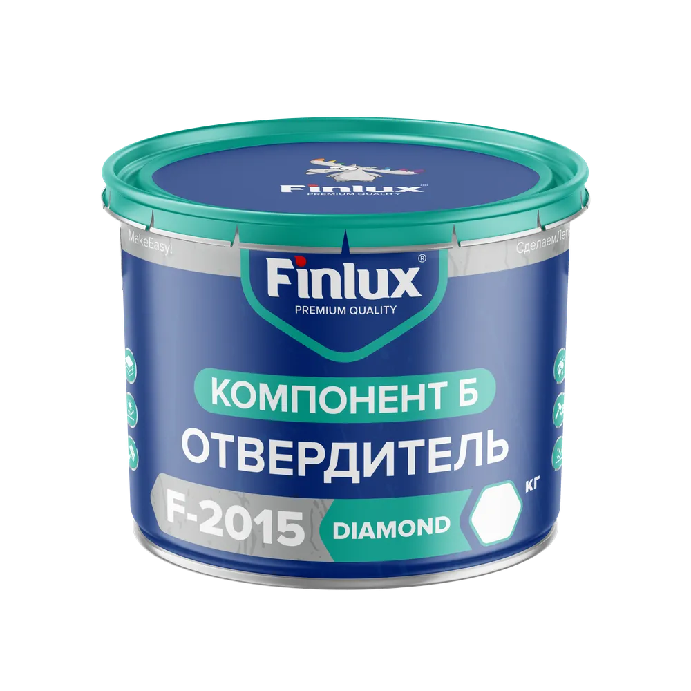 Finlux F-2015 Dimond /Финлюкс Ф-2015 Алмаз Запечатывающий двухкомпонентный водно-полиуретановый лак