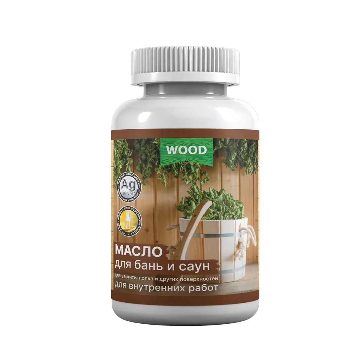 МАСЛО ДЕРЕВОЗАЩИТНОЕ ДЛЯ БАНЬ И САУН 0,25 Л (1/12) "FARBITEX PROFI WOOD"
