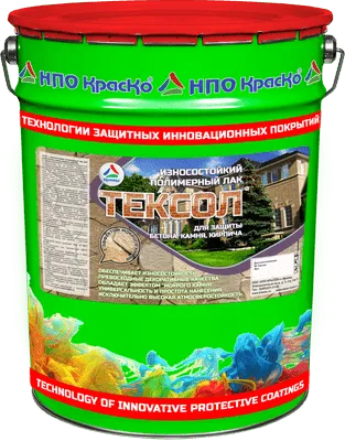 Тексол — полимерный лак с эффектом "мокрого камня" (полуглянцевый)