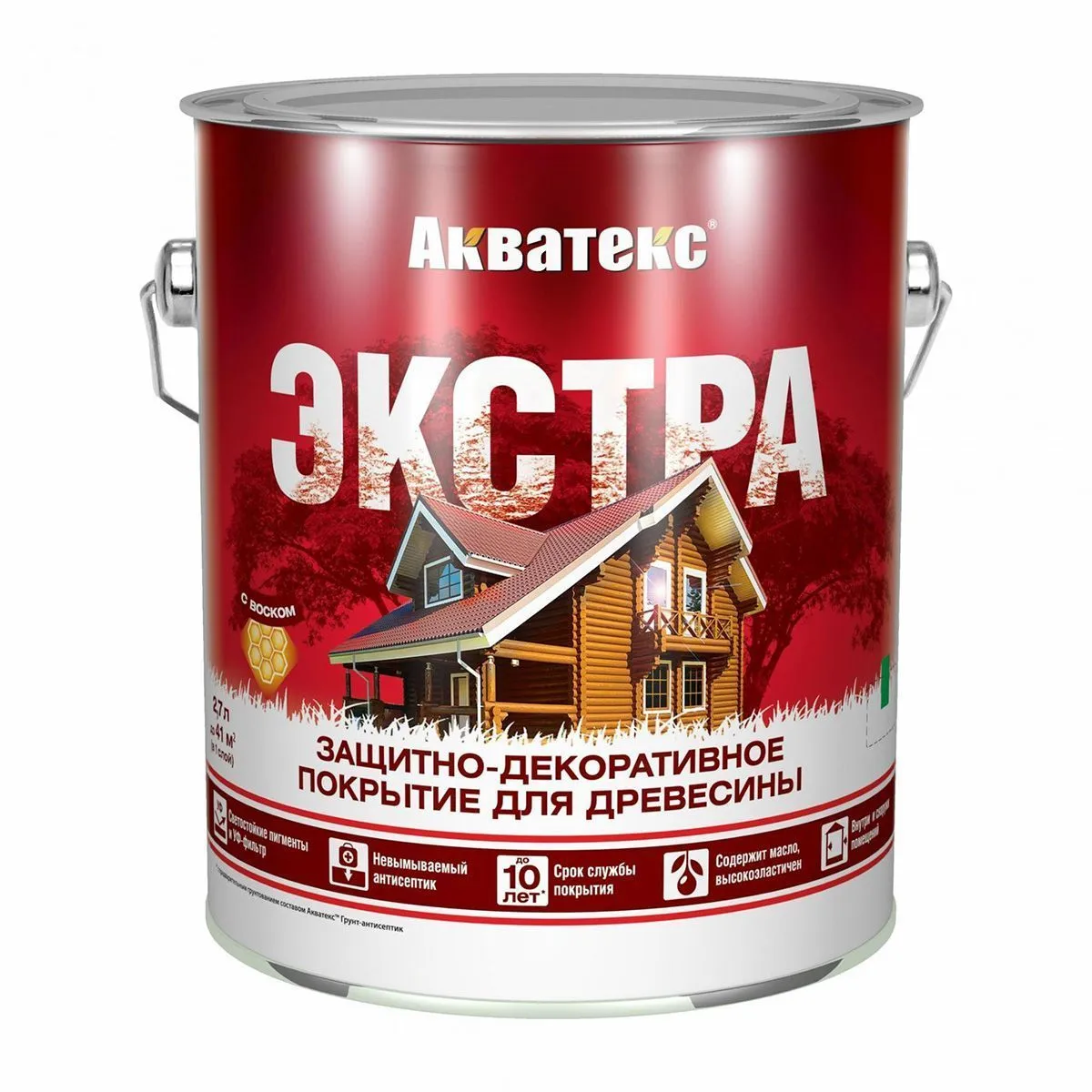АКВАТЕКС-ЭКСТРА КАШТАН 2,7 Л (1/4) "РОГНЕДА"
