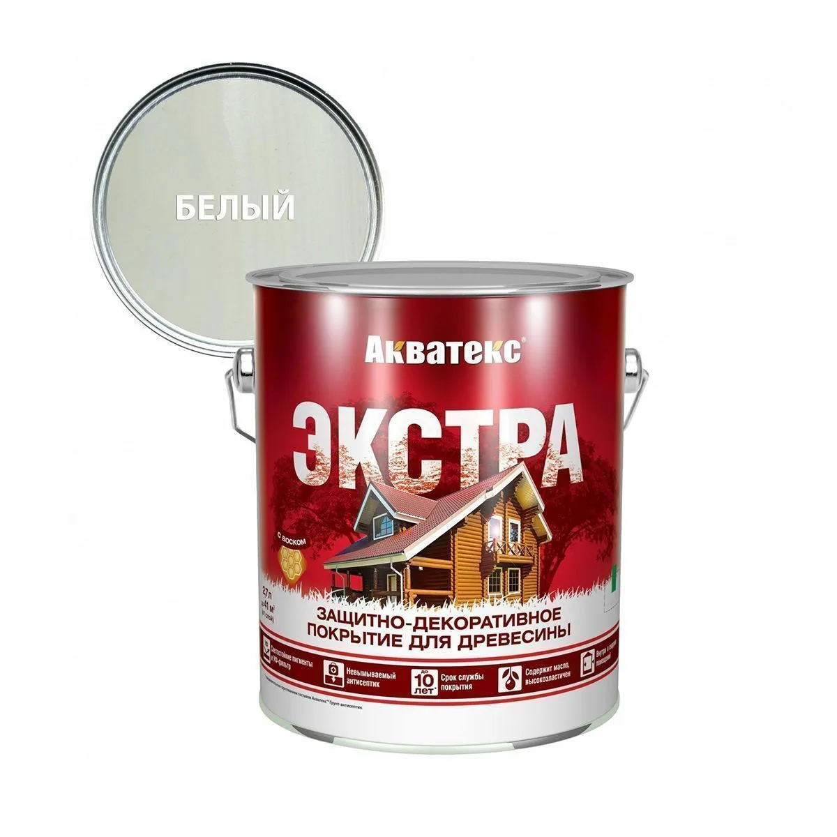 АКВАТЕКС-ЭКСТРА БЕЛЫЙ 2,7 Л (1/4) "РОГНЕДА"