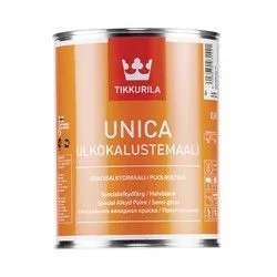 УНИКА  0,9 Л (1/3) КРАСКА АЛКИДН. П/ГЛЯНЦ. "ТИККУРИЛА"
