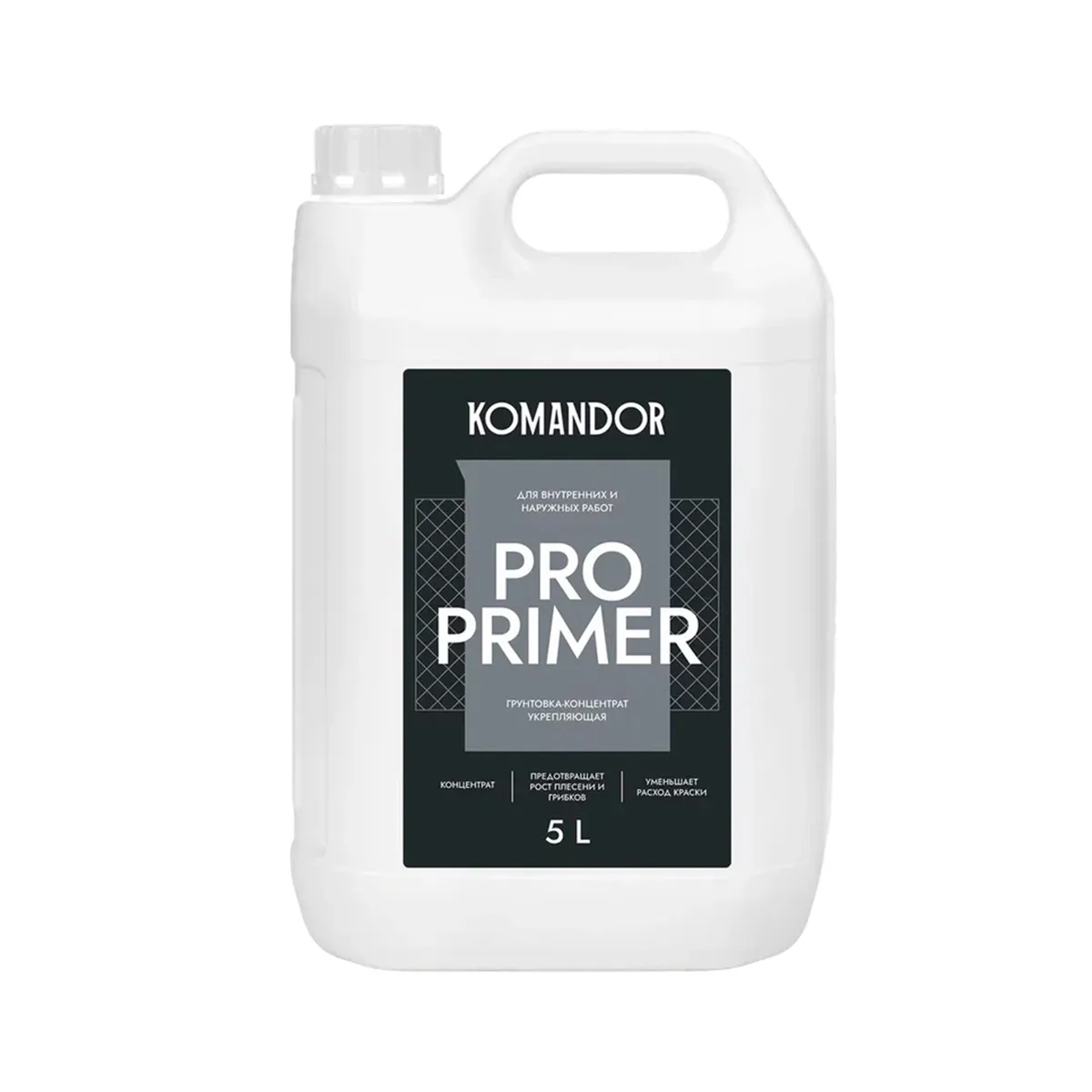 ГРУНТОВКА-КОНЦЕНТРАТ "PRO PRIMER" УНИВЕРС. 5 Л (1) "KOMANDOR"