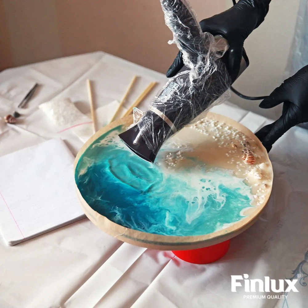 Эпоксидная смола для творчества Finlux ART без пузырьков Finlux ART 1135 3D OPTIK EPOXY DECOR с эффектом DiamondFlex