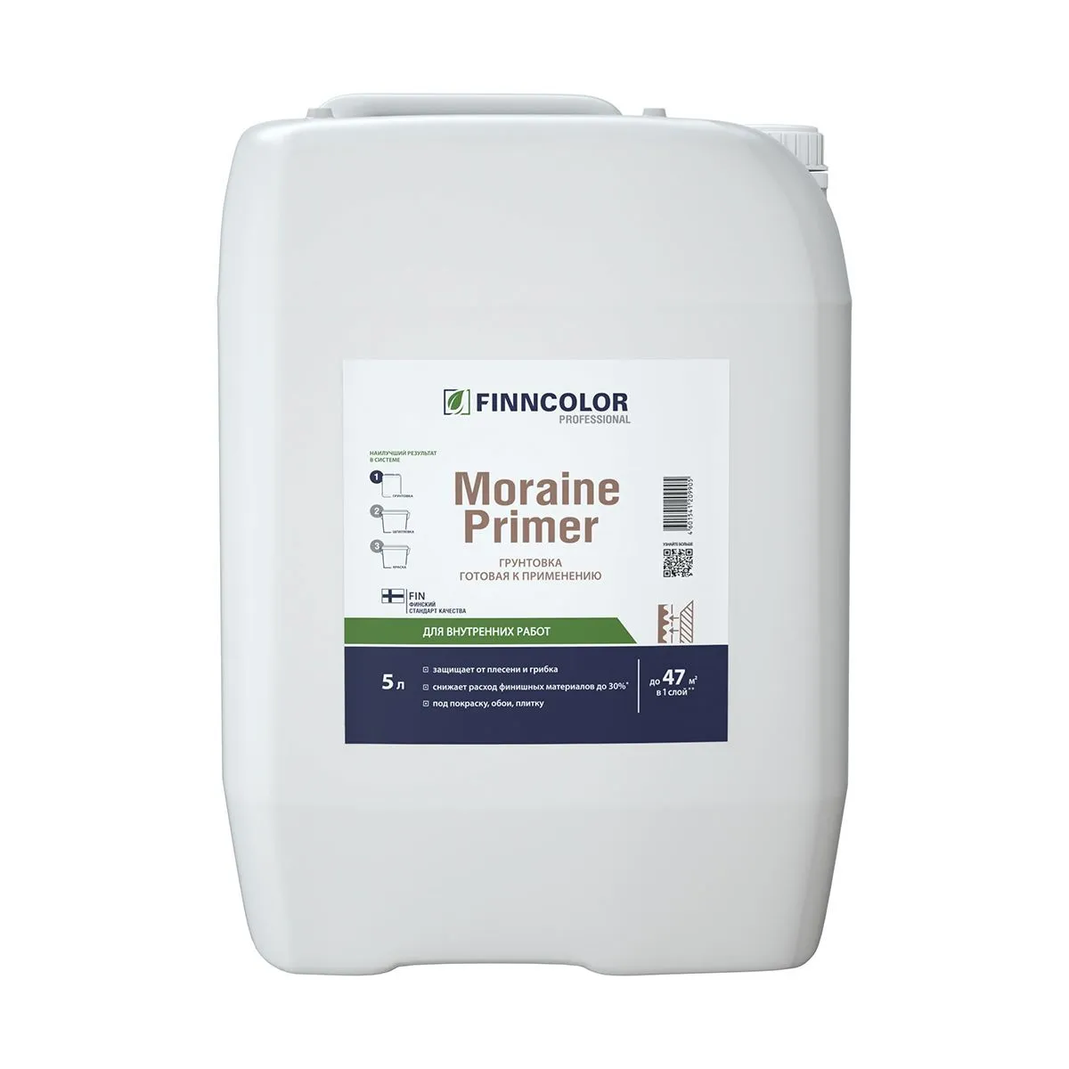ГРУНТОВКА ПРОПИТОЧНАЯ "MORAINE PRIMER" 5 Л (1) "FINNCOLOR"