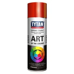 КРАСКА АЭРОЗОЛЬ "TYTAN PROFESSIONAL" ART КРАСНАЯ 400 МЛ (12)  RAL 3020