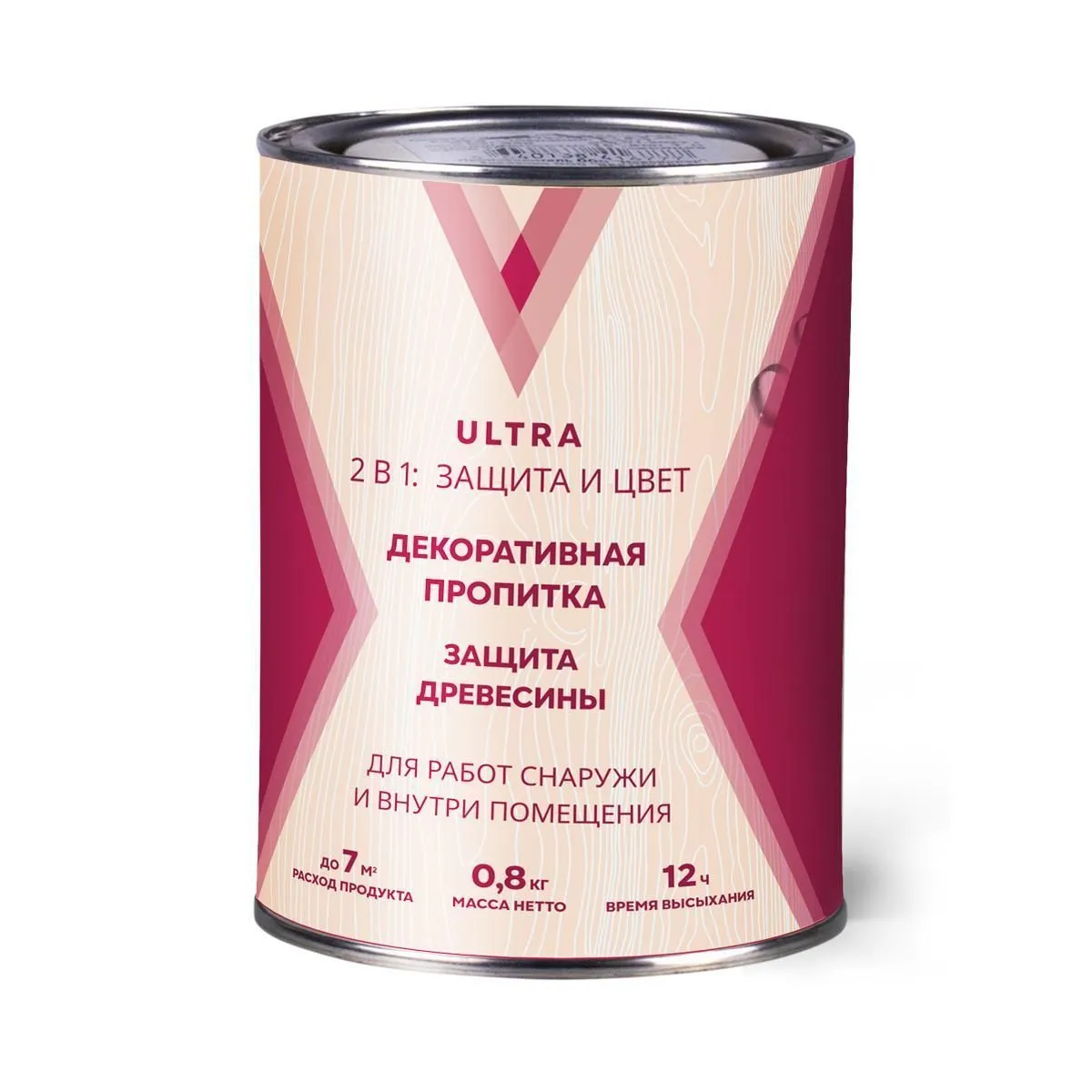 ПРОПИТКА ДЕКОРАТИВНАЯ "ULTRA" ТИК  8 Л (1) "V"