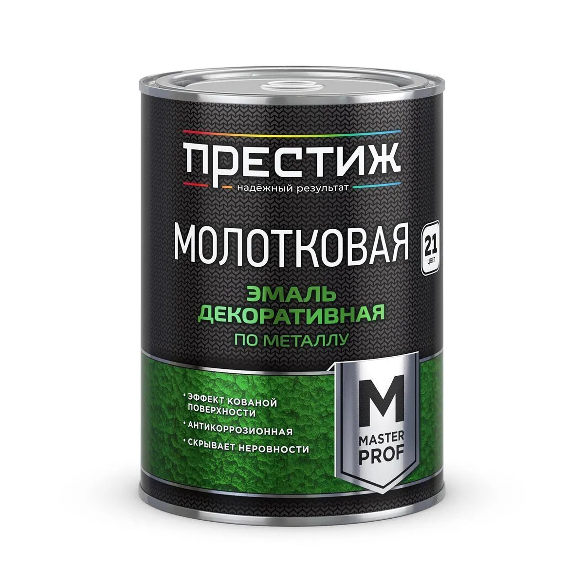 ЭМАЛЬ С МОЛОТКОВЫМ ЭФФЕКТОМ СИНЯЯ 0,8 Л (6) "ПРЕСТИЖ"