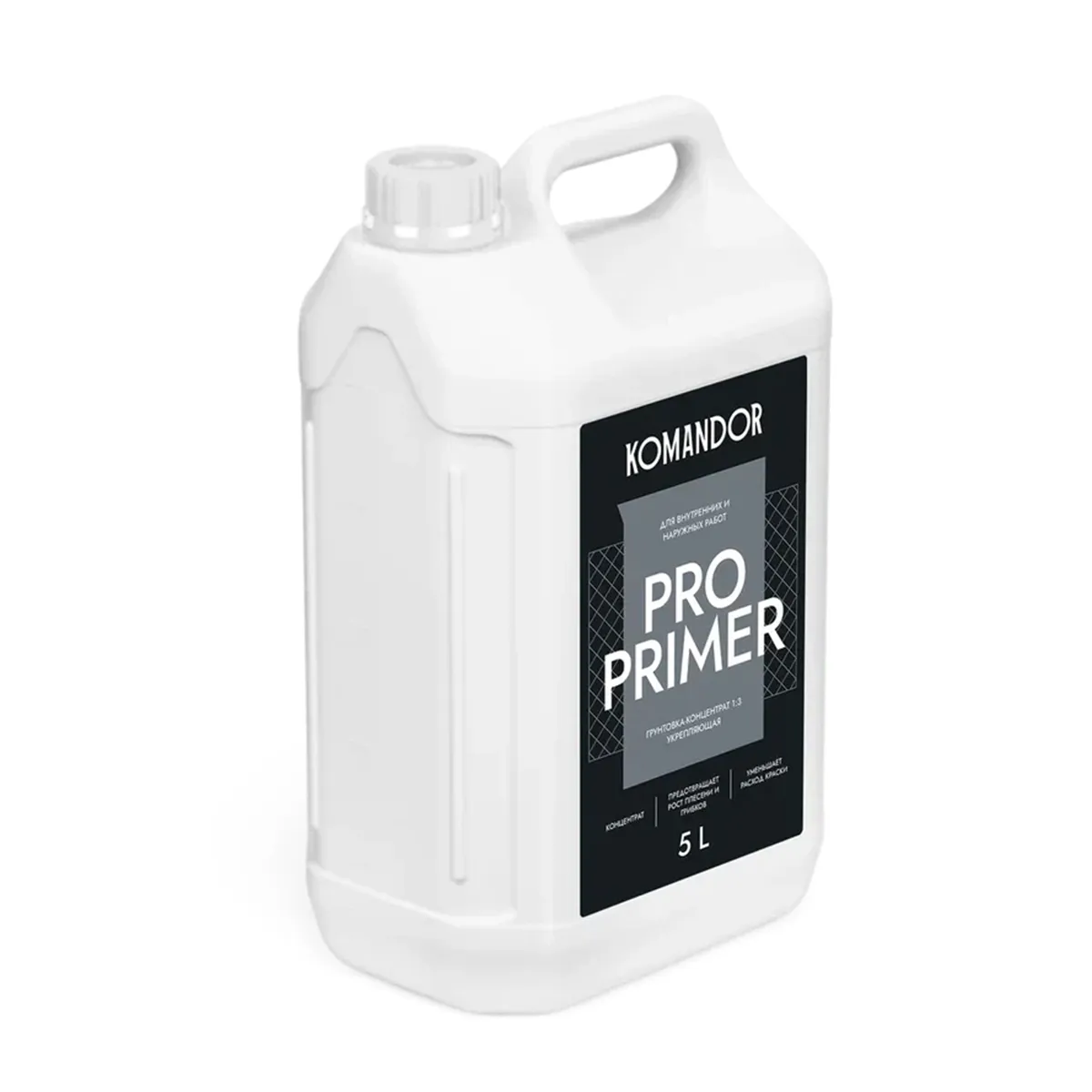 ГРУНТОВКА-КОНЦЕНТРАТ "PRO PRIMER" УНИВЕРС. 5 Л (1) "KOMANDOR"