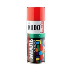 КРАСКА АЭРОЗОЛЬ БОРДОВАЯ 520 МЛ (1/12) "KUDO" KU-10045