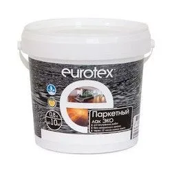 ЛАК ПАРКЕТНЫЙ "EUROTEX" ЭКО МАТОВЫЙ  0,8 Л (1/6) "РОГНЕДА"