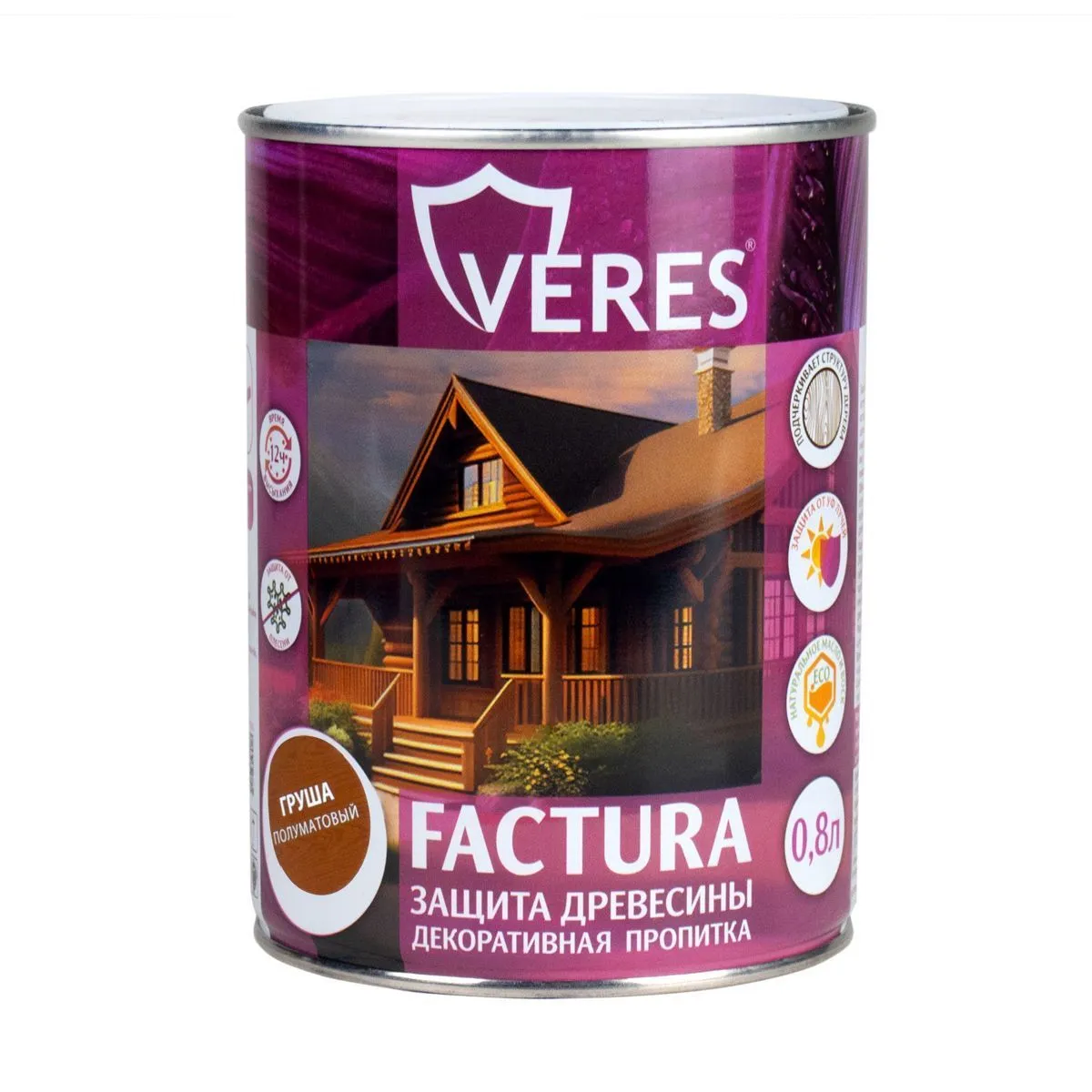 ПРОПИТКА ДЕКОРАТИВНАЯ "FACTURA" ГРУША 0,8 Л (1/8) "VERES"
