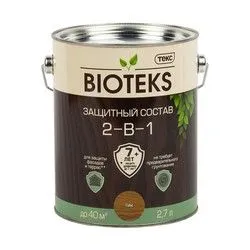 БИОТЕКС ТИК  2,7 Л (1/6) ЗАЩИТНЫЙ СОСТАВ  2 В 1 ТЕКС