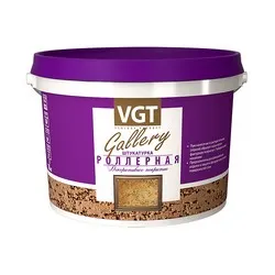 ШТУКАТУРКА "РОЛЛЕРНАЯ" СРЕДНЕЗЕРНИСТ. 9 КГ (1) "VGT GALLERY"