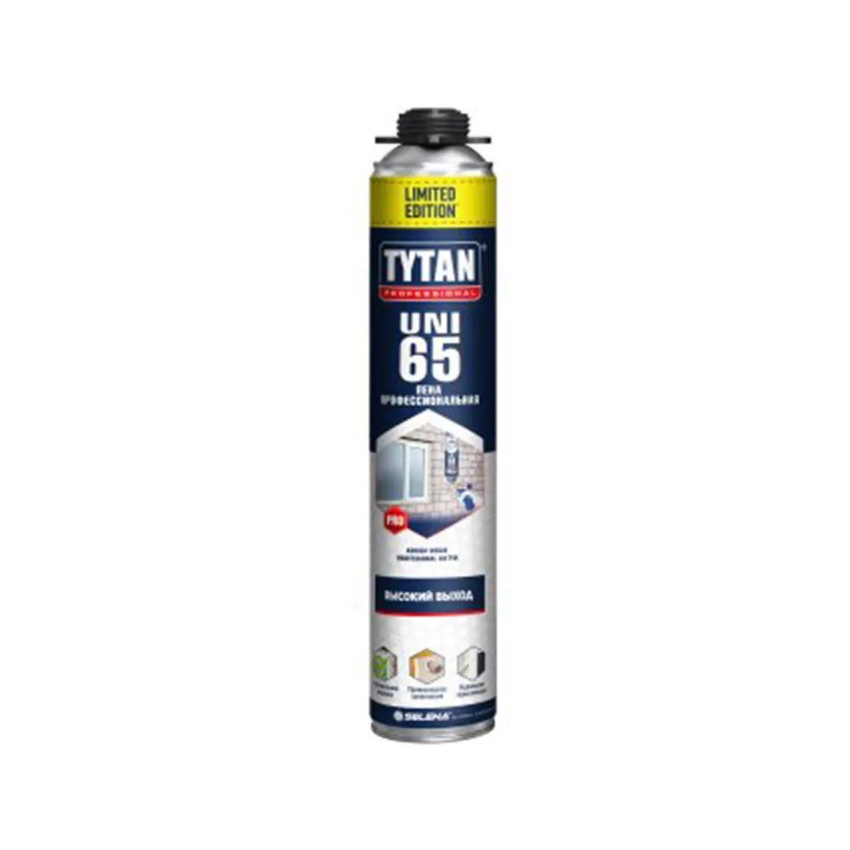 ПЕНА МОНТАЖНАЯ "TYTAN PROFESSIONAL 65 UNI LIMITED EDITION" ПРОФИ 750 МЛ (12/672)
