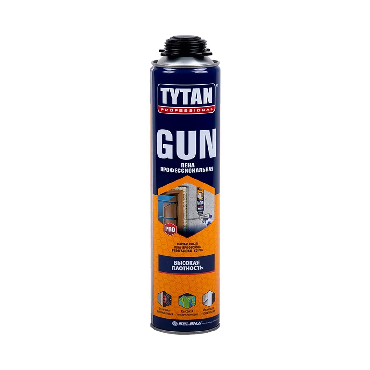 ПЕНА МОНТАЖНАЯ "TYTAN PROFESSIONAL GUN" ПРОФИ 750 МЛ (12/672)