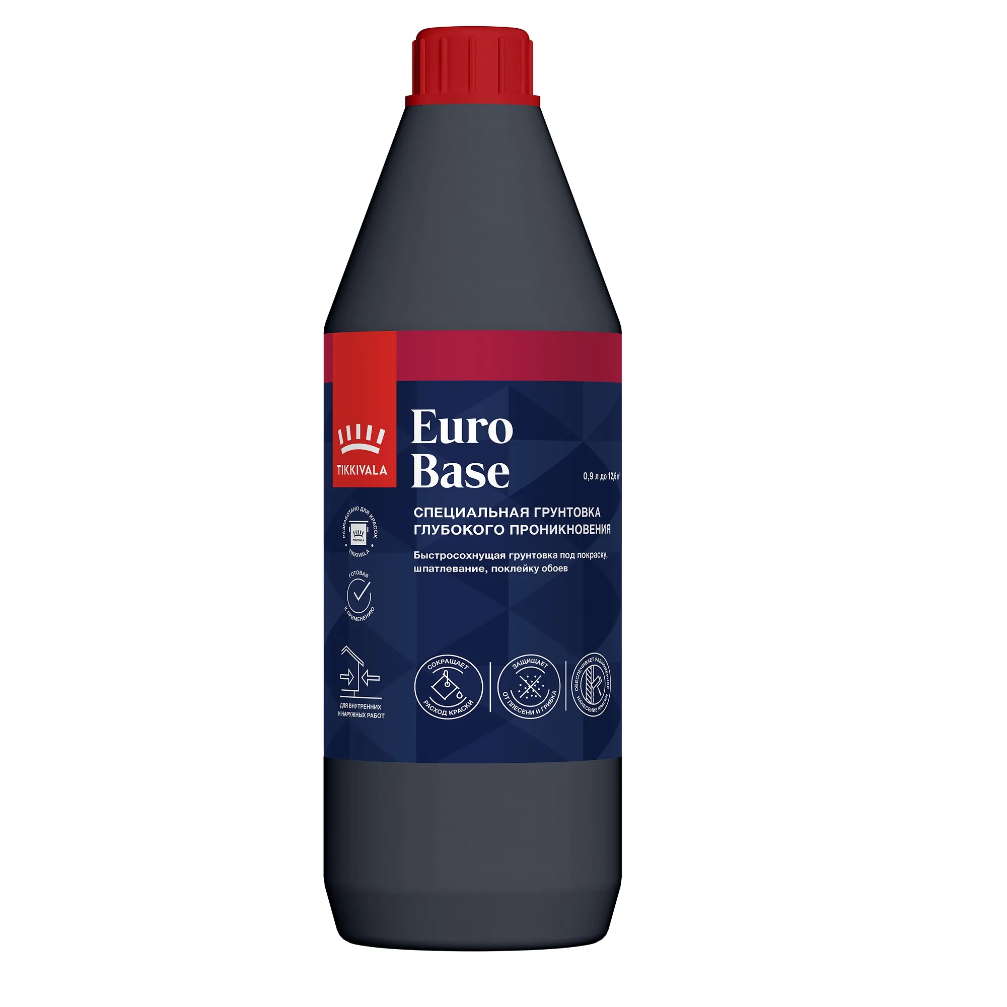 ГРУНТ "EURO BASE" ГЛУБОКОГО ПРОНИКН. 0,9 Л (1/20) "TIKKIVALA"
