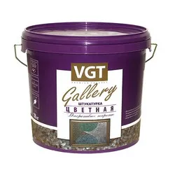 ШТУКАТУРКА ЦВЕТНАЯ КРУПНОЗЕРНИСТ. ДЛЯ НАР/ВНУТР. РАБОТ № 2  18 КГ (1) "VGT GALLERY"