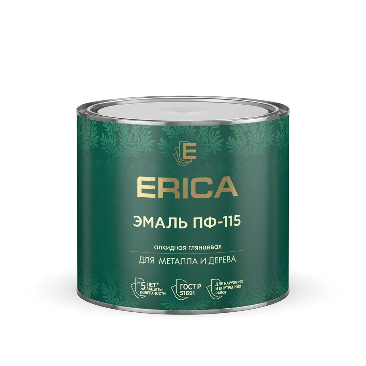 ЭМАЛЬ ПФ-115 "ERICA" ТЕРРАКОТОВАЯ 1,8 КГ (6)