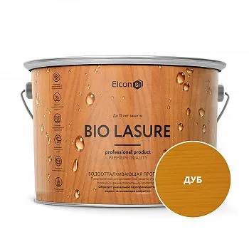 ПРОПИТКА ВОДООТТАЛКИВАЮЩАЯ ДЛЯ ДЕРЕВА "BIO LASURE" ДУБ 2 Л (1/4) "ELCON"