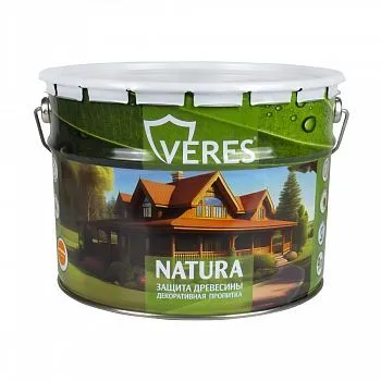 ПРОПИТКА ДЕКОРАТИВНАЯ "NATURA" КАЛУЖНИЦА 9 Л (1) "VERES"