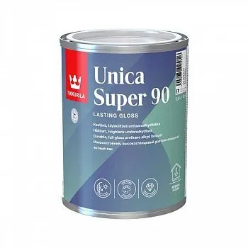 ЛАК ЯХТНЫЙ ГЛЯНЦЕВЫЙ "UNICA SUPER STRONG 90" EP  0,9 Л (1/6) "ТИККУРИЛА"