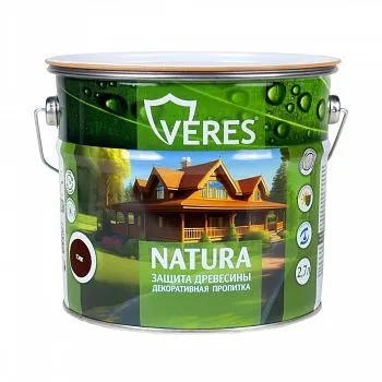 ПРОПИТКА ДЕКОРАТИВНАЯ "NATURA" ТИК 2,7 Л (1/4) "VERES"