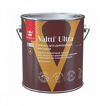 КРАСКА "VALTTI ULTRA" БАЗА C  2,7 Л (1/6) ДЛЯ ДЕРЕВЯННЫХ ФАСАДОВ "ТИККУРИЛА"