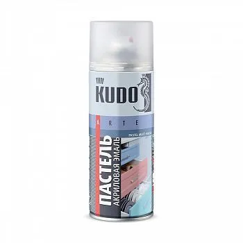 КРАСКА АЭРОЗОЛЬ АКРИЛОВАЯ ПАСТЕЛЬНАЯ СИРЕНЕВАЯ 520 МЛ (6) "KUDO" KU-A106