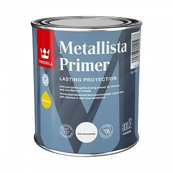 ГРУНТОВКА АНТИКОР. "METALLISTA PRIMER" БАЗА С 0,9 Л (1/6) "ТИККУРИЛА"